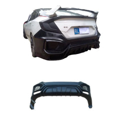 Aftermarket parts Body Kit Pp Car Rear Bumper For Honda CIVIC 2016 Type A