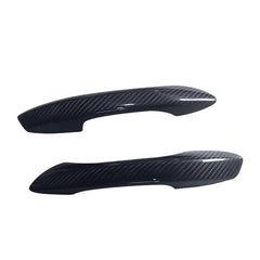 Real Dry Carbon Fiber Car Exterior Accessories  Door Handle Cover For Porsche 718 Boxster Cayman