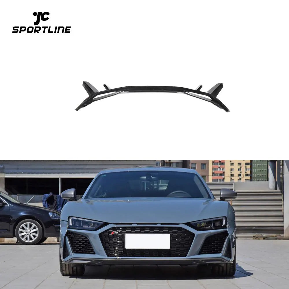 Dry Carbon Fiber R8 V10 Car Front lip for Audi R8 V10 Performance Coupe 2-Door 2023