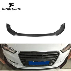 Carbon Fiber Front Extention Lip for Audi A3 8V 2014