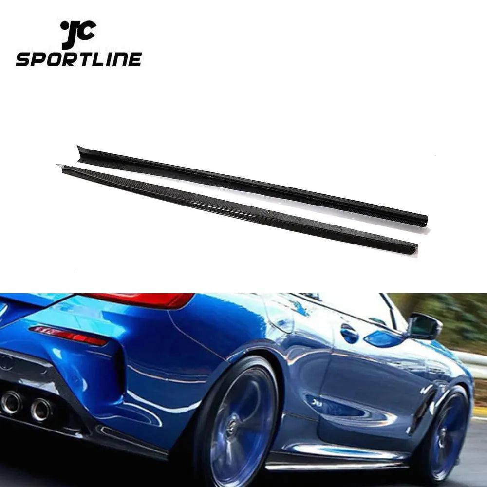 Modify Luxury G16 8 Series Carbon Fiber Car Side Skirts Spoiler for BMW M-Sport F93 M8 Base Sedan 4-Door 2019-2020