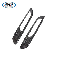 Stick on Type Carbon Fiber Side Signal Lamp Cover For BMW 5 Series F10 2012-2016 Car Exterior Trims Sticker