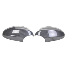 2pcs Add on Real Dry Carbon Fiber Mirror Cover Side Rearview Mirror Cover For BMW 3 Series E90 Pre-LCI 2005-2008