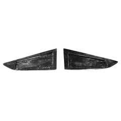 For 2016-2022 Chevy Camaro Carbon Exterior trim Glossy Carbon Fiber Side Window Louvers Scoop Cover Vents