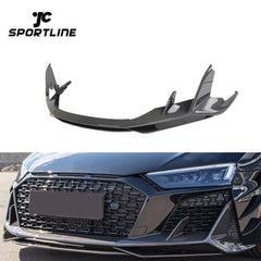 Prepreg Dry Carbon fiber R8 Front Bumper Lip Splitter Chin for Audi R8 V10 2023