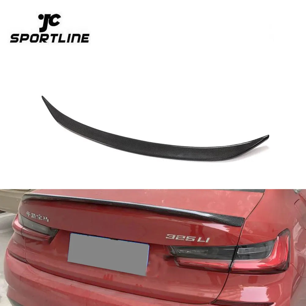 For BMW G20 330i M340i 2019-2020 Rear Roof Spoiler Wing Carbon Fiber