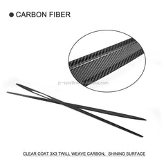 Carbon Fiber C238 E200 Side Skirts Trim for Mercede s-Ben z E-Class (C238) E200 E300 E500 Sport 17-18