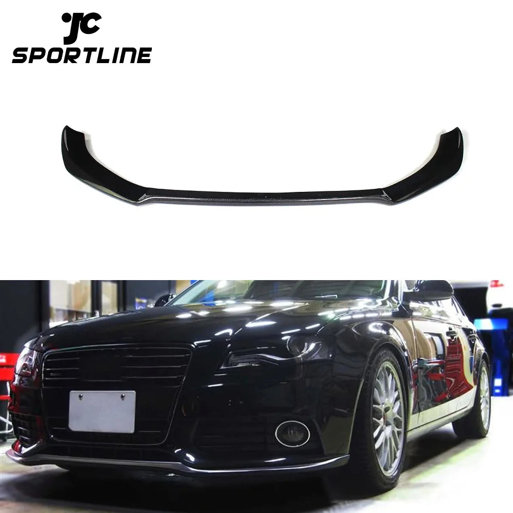 S4 Carbon Fiber Front Lip for Audi A4 B8 8K S4 SLINE 10-12