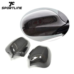 Full Replacement Carbon Fiber Mirror Covering for BMW 3 Series E90 E91 LCI