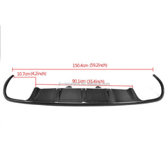 JC Style K Style Carbon Fiber Rear Diffuser For Porsche Macan 2014