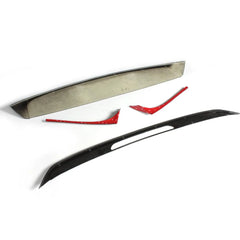 R style MK7 Carbon Fiber Rear Race Wing Spoiler for VW GOLF VII 7 MK7