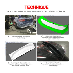 Carbon fiber Duck Spoiler for Porsche Panamera 4S Hatchback 4-Door 14-16