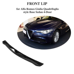 Carbon Fiber Front Lip for Alfa Romeo Giulia Base Sedan 4-Door 15-18