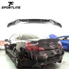 09-13 Carbon Fiber G37 Car Rear Diffuser For Infiniti G37 2D Coupe G Series