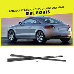 TT MK2 Carbon Fiber Side Door Skirts for Audi TT 8J Coupe 2-Door 08-09