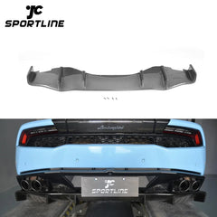 Carbon Fiber Rear Diffuser for Lamborghini Huracan LP610-4 Coupe 2-Door 14-17