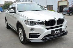 Carbon Fiber Front Bumper Splitter Lip Spoiler for BMW X6 F16 x Drive Series 2015 - 2018