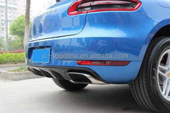 JC Style K Style Carbon Fiber Rear Diffuser For Porsche Macan 2014