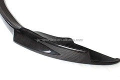 V Style Carbon Fiber 3 Series E92 M3 Auto Front Bumper Lip For BMW 07-11