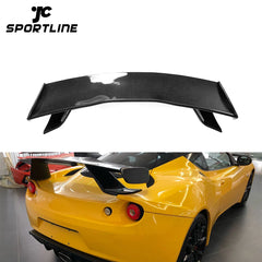 Carbon Fiber Rear Racing Wing Spoiler for Lotus Evora S 400 410 GT430 Sport GTE Style 10-16