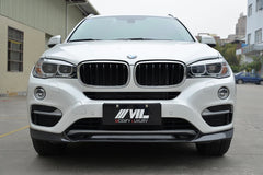 Carbon Fiber Car Front Lip Spoiler for BMW X6 F16 x Drive Series 15-16