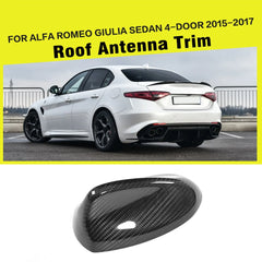 JCSPORTLINE Carbon Fiber Car Antenna for Alfa Romeo Giulia Sedan 4Door 2017