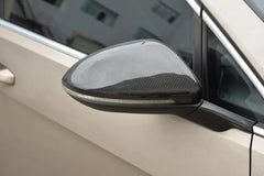 Carbon Side Rearview Mirror Cover Caps replacement for Volkswagen MK7 Golf VII