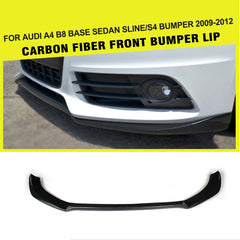 S4 Carbon Fiber Front Lip for Audi A4 B8 8K S4 SLINE 10-12