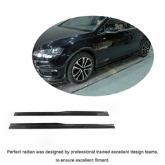 GOLF R Carbon Fiber Side Skirts Extension Kit for Volkswagen VW GOLF VII 7 MK7 R R-LINE 14-17