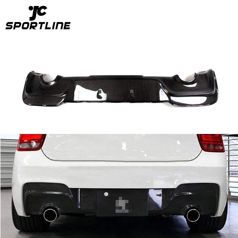 Carbon Fiber F20 M135I Bumper Carbon Rear Diffuser for BMW F20