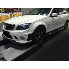 W204 C63 Carbon Fiber Front Lip Spoiler for Mercedes Ben z 07-12