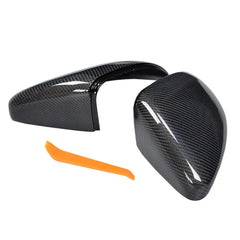 Carbon Side Rearview Mirror Cover Caps replacement for Volkswagen MK7 Golf VII