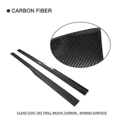 GOLF R Carbon Fiber Side Skirts Extension Kit for Volkswagen VW GOLF VII 7 MK7 R R-LINE 14-17