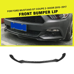 Carbon Fiber Front Chin Lip Splitter for Ford Mustang GT Coupe 2-Door 15-17