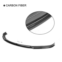 Vacuum Carbon Fiber Front Bumper Spoiler for Tesla Model S P85D 90D P100D 16-18