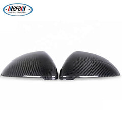 Carbon Fiber Side Mirror Cover Add on Type 100% Dry Carbon Rearview Mirror Cover For Porsche Cayenne 2014-2017