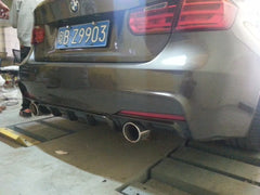 Carbon Fiber F30 325i Rear Diffuser for BMW 325i 320i 328i 335i Dual Tips 12-17