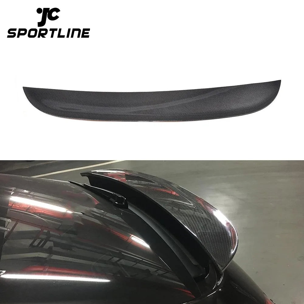 Carbon fiber Duck Spoiler for Porsche Panamera 4S Hatchback 4-Door 14-16