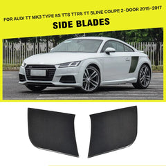 R8 Style Pure Carbon Fiber Side Blades for Audi TT 8S MK3 TTS TTRS TT SLINE 2-Door 2015-2017