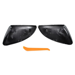 Carbon Side Rearview Mirror Cover Caps replacement for Volkswagen MK7 Golf VII