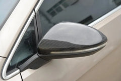 Carbon Side Rearview Mirror Cover Caps replacement for Volkswagen MK7 Golf VII