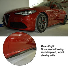 2017 QV Style Giulia Carbon Fiber Side Skirts Molding Trim for Alfa Romeo Giulia Quadrifoglio Verde