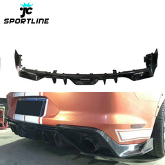 GT Car Carbon Fiber Rear Diffuser for Ford Mustang GT V8 2018 2019