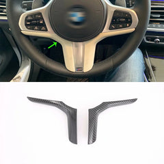 Car Accessories Interior Decoration Steering Wheel Insert Decoration Badge Cover For BMW X5 2019 Car Styling