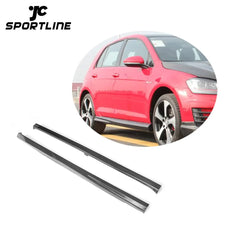 2014UP Brand New Golf VII Carbon Side Skirt for VW Golf 7 MK7 GTI