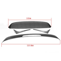 R style MK7 Carbon Fiber Rear Race Wing Spoiler for VW GOLF VII 7 MK7