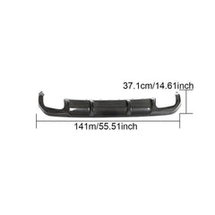 Carbon Fiber Rear Bumper Lip Splitter for BMW G26 440i Gran Coupe M Sport 2021 - 2023