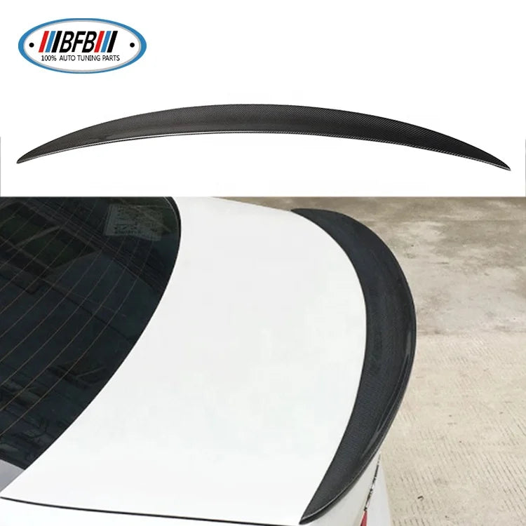 MP Style Carbon Fiber Rear Lip Spoiler For BMW G20 3 Series 2020+ Rear Trunk Wing Spoiler