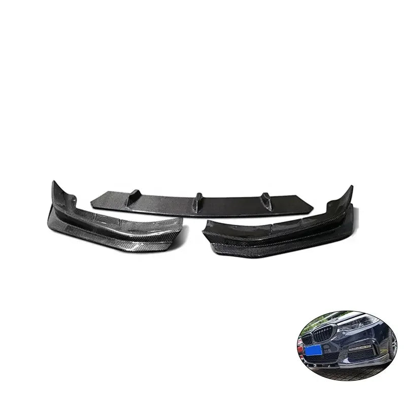 Auto modification parts Carbon Fiber Front Lip Bumper For BMW 5 Series G30 2018+