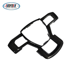 Replacement Steering Wheel Trim Real Carbon Fiber Steering Wheel Cover For FORD RAPTOR F150 2015-2020